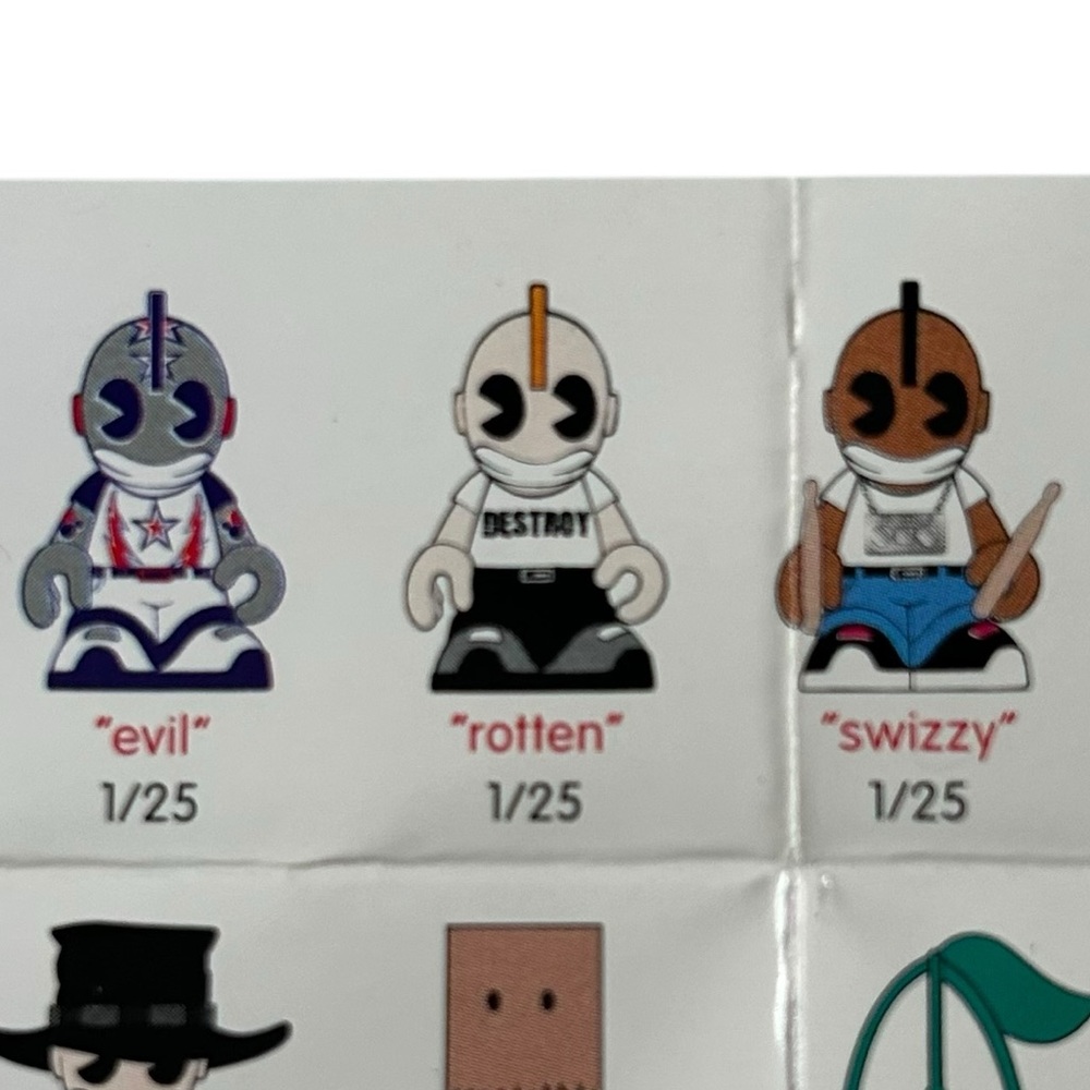 Kidrobot Supermini Keychain Series 3 2007 "Rotten" Punk Rocker Bag Charm w/ Box - Picture 9 of 10
